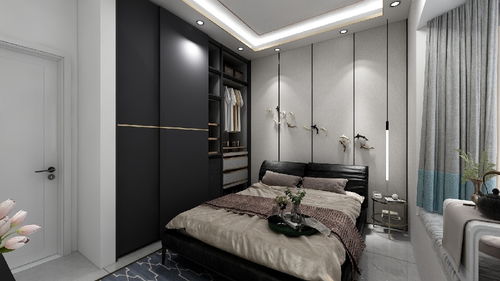 75平現代簡約二居裝修效果案例 簡約輕奢格調，優雅生活實景賞析